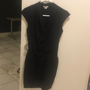 Helmet Lang classic stylish black/charcoal dress